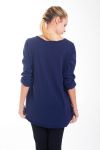 T-SHIRT "T'AIME LA MODE" 4422 MARINE