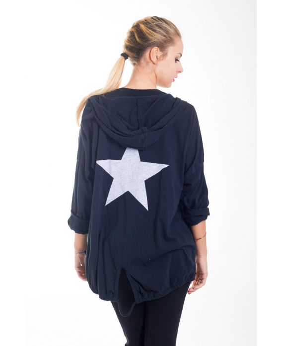 BACK VEST STAR 4421 BLACK