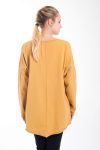 PULL FLOCAGE 4420 MOUTARDE