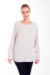 PULL PERLES DOS NŒUD 4415 BEIGE