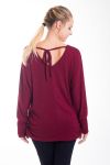 PULL PERLES DOS NŒUD 4415 BORDEAUX