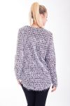 PULL EFFET BRILLANT 4410 BLANC