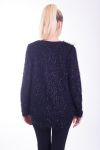 PULL EFFET BRILLANT 4410 NOIR
