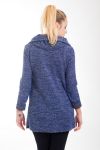 PULL ROBE COL TOMBANT 4305 BLEU