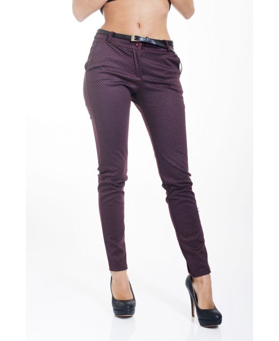 LOT 4 BROEK S/M/L/XL / 4431 BORDEAUX