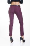 LOT 4 PANTALONS S/M/L/XL 4432 BORDEAUX