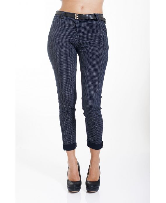 LOT 4 PANTALONS S/M/L/XL 4430 BLEU MARINE