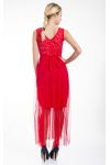 ROBE DE SOIREE 4439 ROUGE