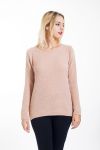 PULLOVER INDIETRO AJOURE 4444 ROSA