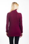 PULLOVER EPAULES OUVERTES 4445 BORDEAUX