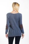 PULLOVER COUDIERE 4447 GRIS