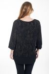 GRANDE TAILLE TUNIQUE EFFET BRILLANT 4470 OR