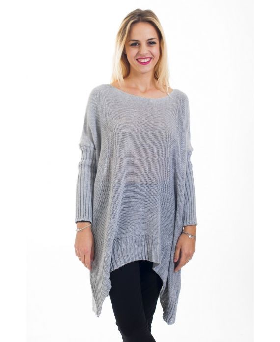 PULL TUNIQUE 4474 GRIS