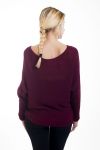 MAGLIA PULLOVER 4476 BORDEAUX