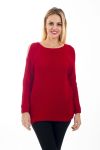 PULL EPAULES DENUDEES 4484 ROUGE