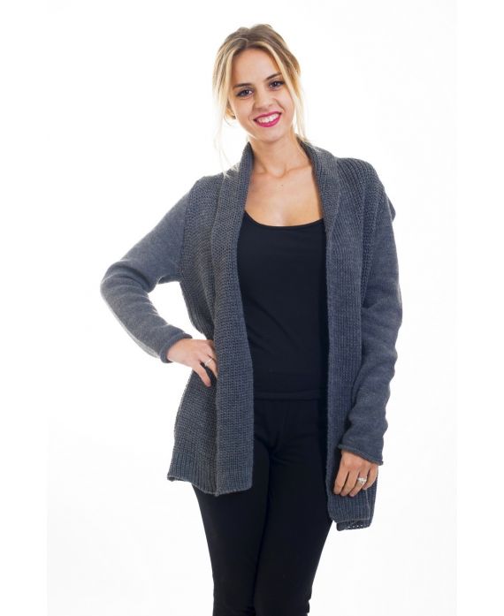 GILLET MAGLIA 4486 GRIGIO