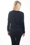 TOP SOIREE EFFETTO LUCIDO 4490 NERO