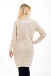 PULL ROBE COL ROULE 4487 BEIGE