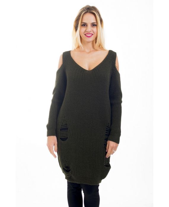 PULL ROBE DESTROY 4488 VERT MILITAIRE