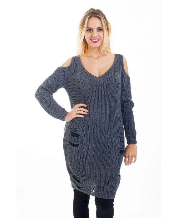 PULL ROBE DESTROY 4488 GRIS