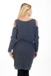 SUÉTER VESTIDO DE DESTRUIR 4488 GRIS
