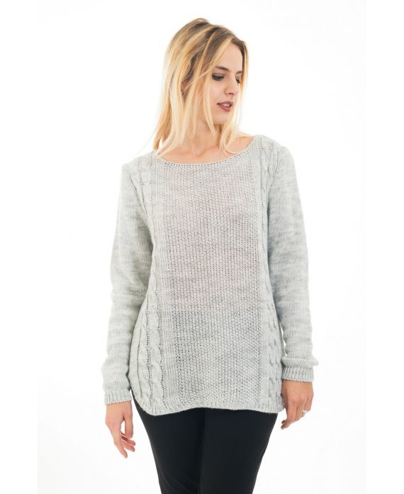 MAGLIONE MOHAIR TWIST 4478 GRIGIO