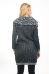 PULL TUNIQUE COL TOMBANT 4483 NOIR