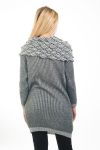 PULL TUNIQUE COL TOMBANT 4483 GRIS
