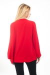 CAMICETTA STRASS 4485 ROSSO