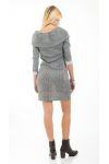 KLEID + HALSKETTE 4506 GRAU