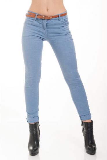 LOT 4 PANTALONS 4525 BLEU