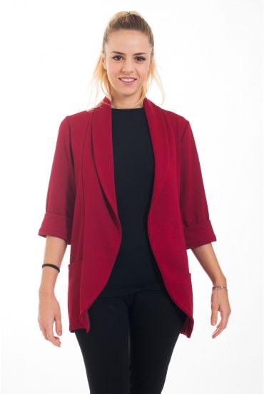 GIACCA BLAZER 4555 BORDEAUX