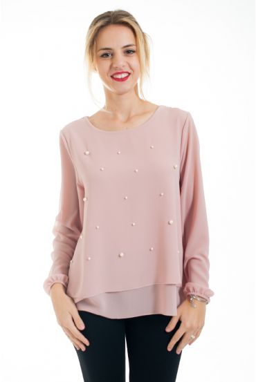 TUNIEK KRALEN 4543 ROZE