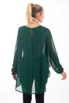 BLOUSE CLOUTEE 4548 VERT MILITAIRE