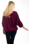 PULL + BIJOU 4572 BORDEAUX