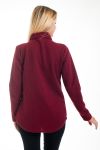 PULL NECKLINE BEADS 4571 BORDEAUX