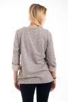 PULL IMPRIME FEMME 4567 BEIGE