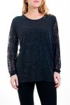 LARGE SIZE TOP EVENING LACE 4574 MONEY