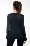 PULL MANCHES BASE FAUSSE FOURRURE 4581 NOIR