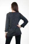 PULLOVER DRUCKT FRAU 4582 SCHWARZ