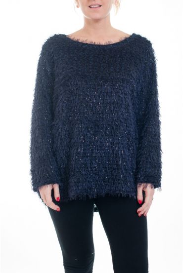 GROßE PULLOVER LUREX 4594 MARINE