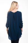 TUNIC NECKLINE FANCY 4602 NAVY