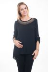 TUNIC NECKLINE FANCY 4602 BLACK