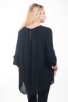 TUNIC NECKLINE FANCY 4602 BLACK