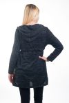 GILET ZIP 4606 NERO