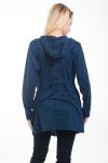 GILET ZIP 4606 BLU