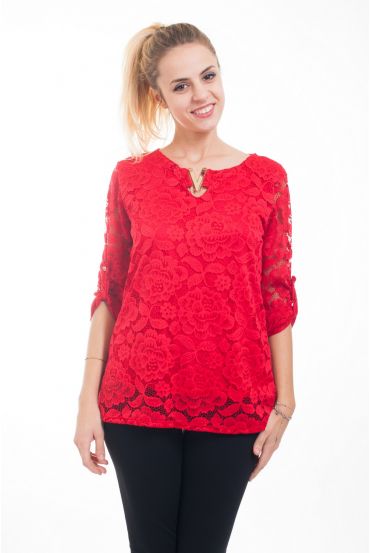 TUNIC LACE 4606 RED