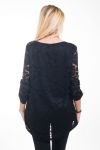 TUNIC LACE 4606 BLACK