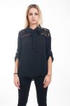 BLOUSE DENTELLE 4608 NOIR