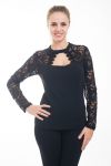 TOP SOIREE LACE 4615 BLACK